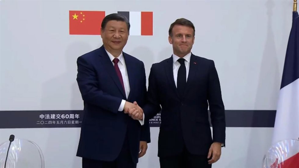 Macron y Xi Jinping celebran su cercanía pidiendo una "tregua olímpica"