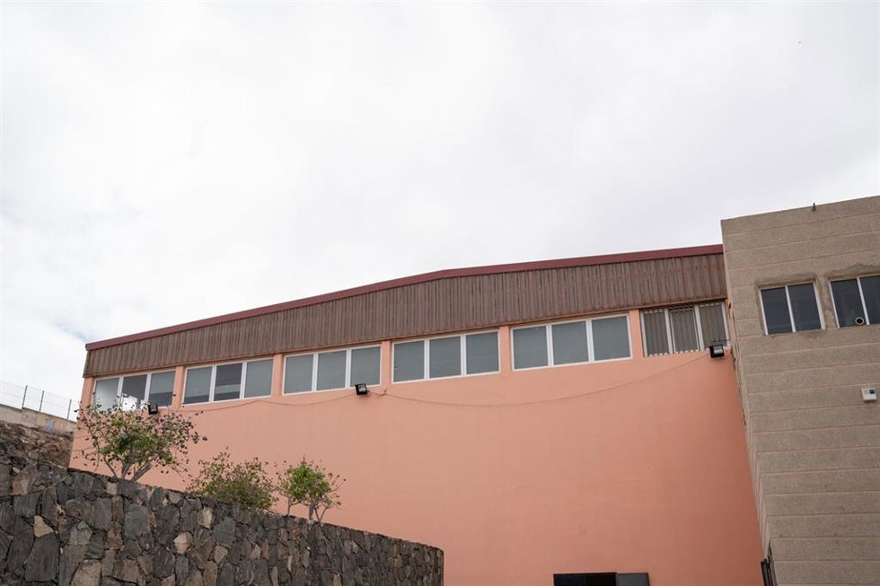Pabellón Jesús Telo, en el barrio de La Isleta, en Las Palmas de Gran Canaria