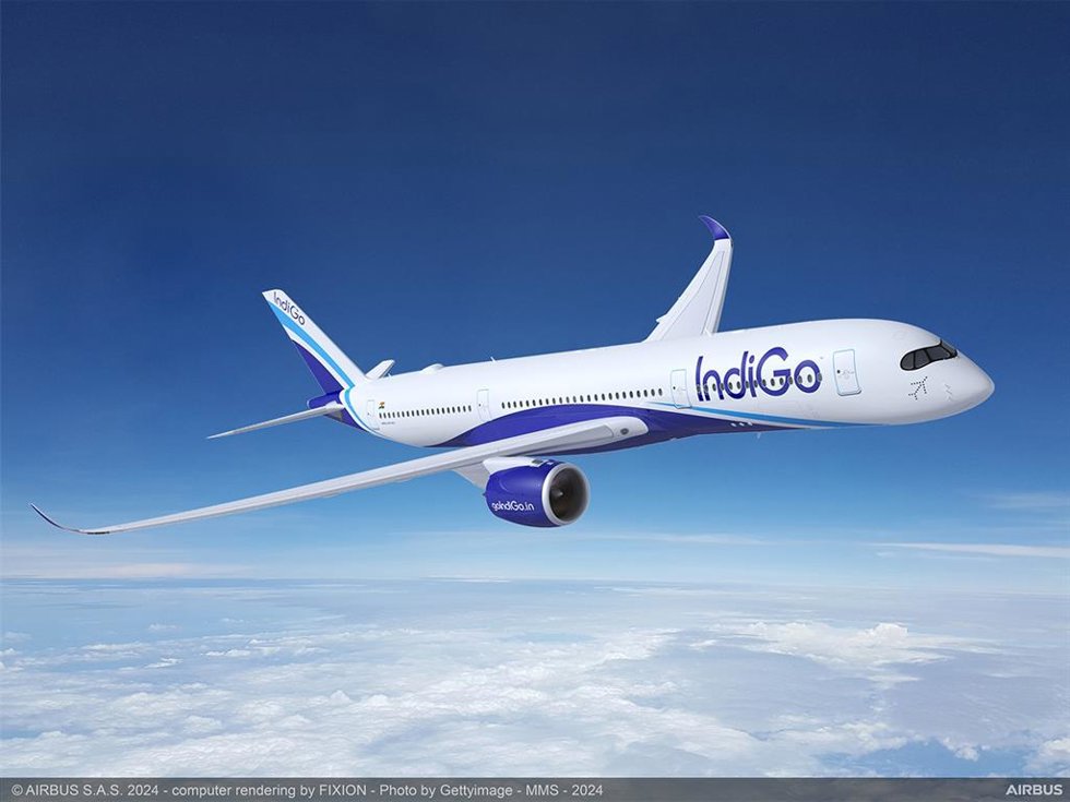 Airbus A350 de IndiGo.