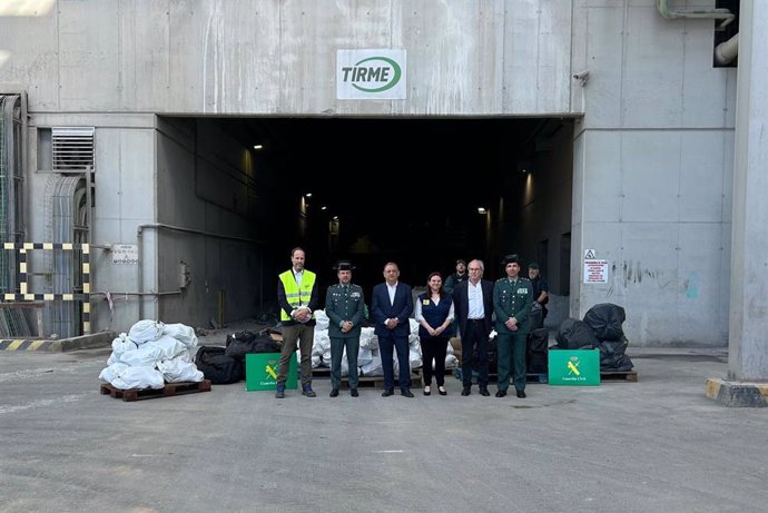 La Delegación del Gobierno en Baleares destruye 1,3 toneladas de droga en la planta incineradora de Tirme en Son Reus