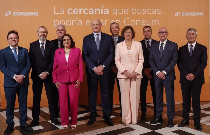 El Director General De Consum, Antonio Rodríguez Lázaro, Junto Al Resto Del Equipo Directivo Presenta Los Resultados De La Cooperativa Correspondientes Al Ejercicio 2023.