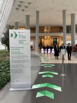 Punto de Atención al Accionista de Iberdrola en Bilbao.