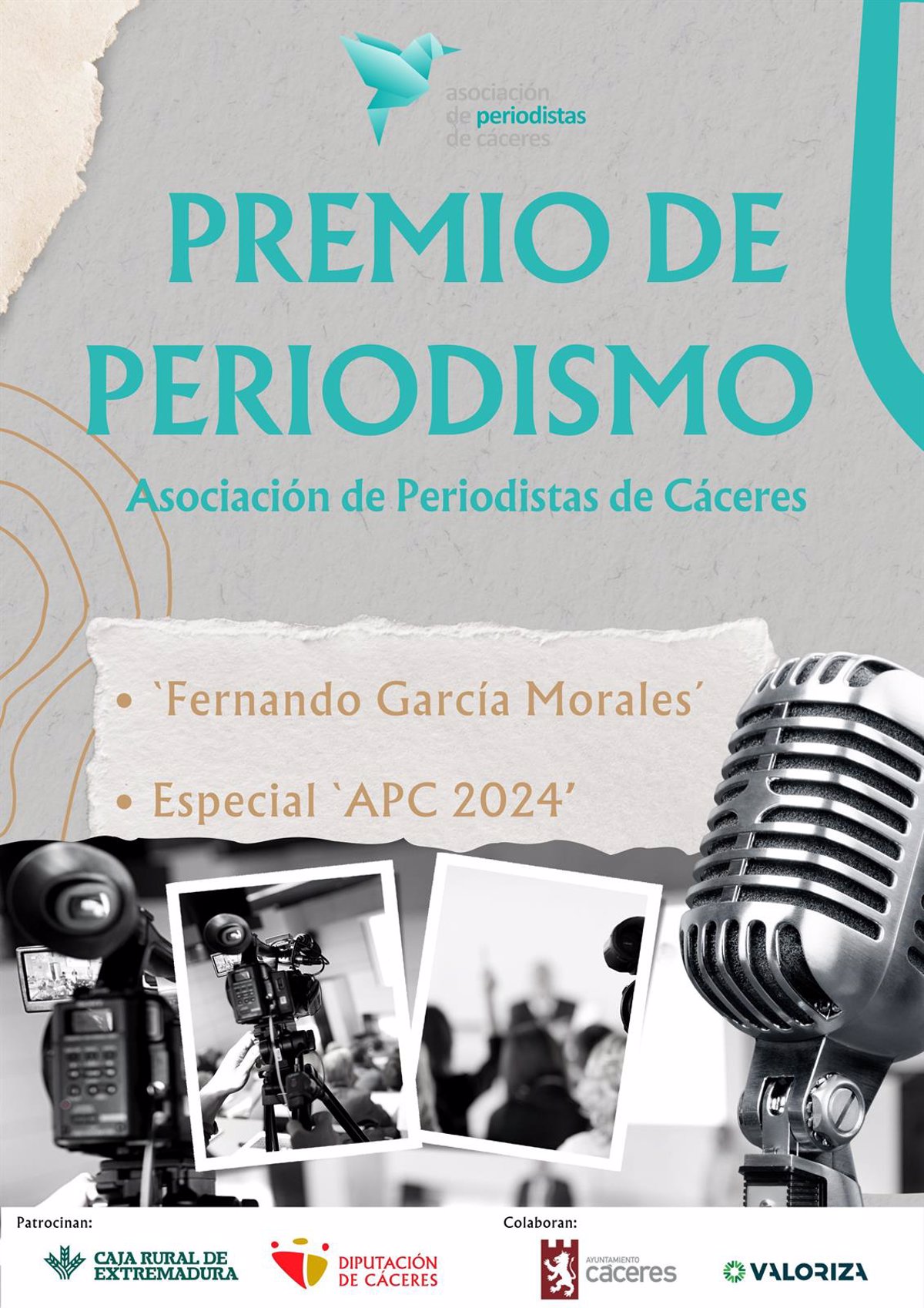 La Asociación de Periodistas de Cáceres convoca un premio que reconocerá la trayectoria de profesionales