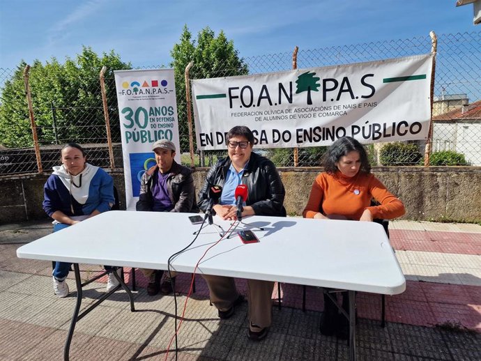 Iria Salvande durante la rueda de prensa.