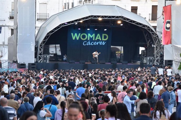 Archivo - Festival Womad en Cáceres, en una edición anterior.
