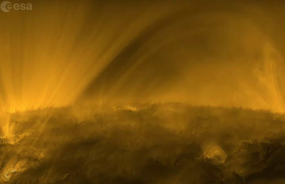 La esponjosa corona del Sol, filmada con exquisito detalle