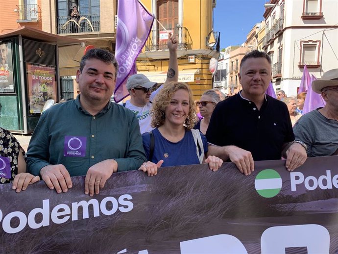 La portavoz de Podemos Sevilla, Susana Hornillo.