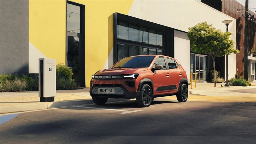 Fotografía comercial del nuevo Dacia Spring