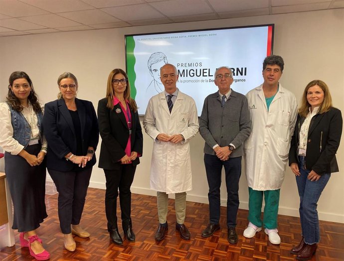 Jurado de los V Premios Miguel Berni a la promoción de la donación de órganos.