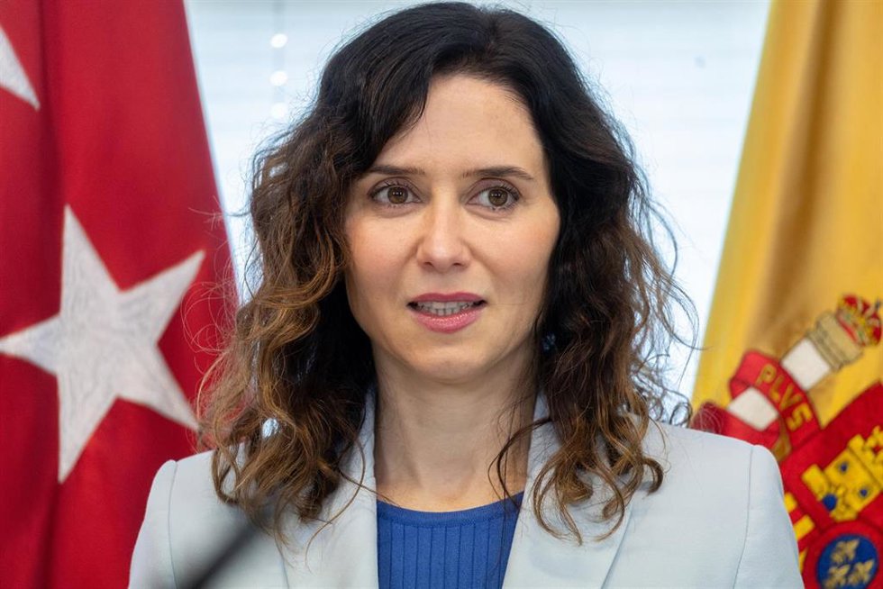 La presidenta de la Comunidad de Madrid, Isabel Díaz Ayuso
