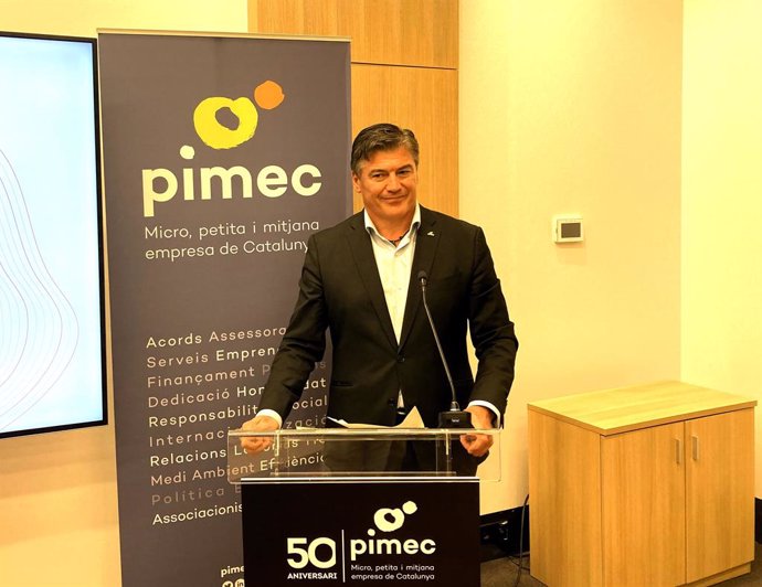 El president de Pimec, Antoni Cañete