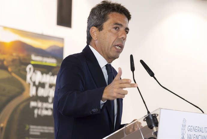 El president de la Generalitat, Carlos Mazón, en imatge d'arxiu. 