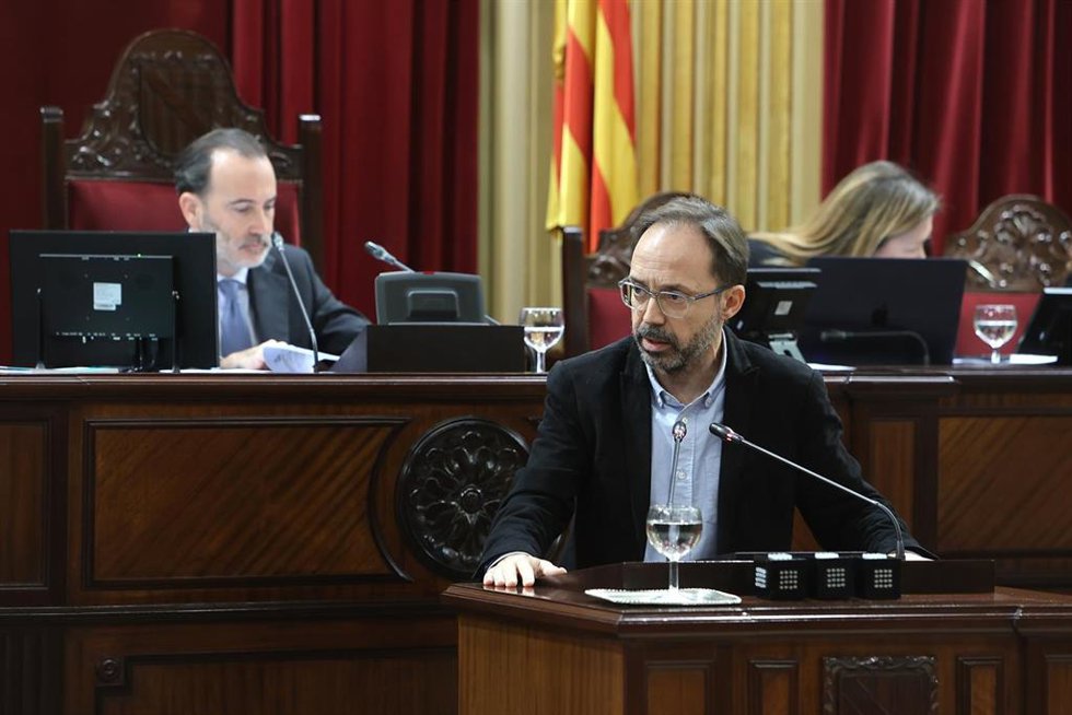 Archivo - El portavoz de Més per Menorca, Josep Castells. 