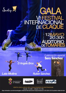 Cartel de la gala del Festival Internacional de Claqué de Andalucía