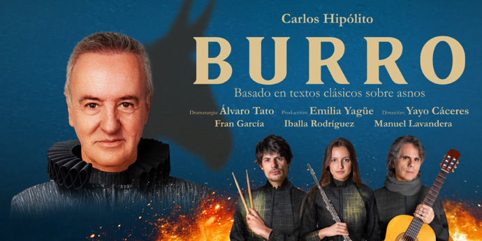 Cartel de la obra 'Burro' en el Teatre Romea de Barcelona