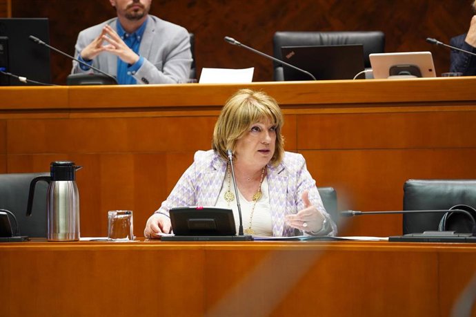 La consejera de Presidencia, Interior y Cultura del Gobierno de Aragón, Tomasa Hernández.