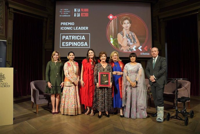 Premios al liderazgo Women Economic Forum Iberoamérica en la III edición del WEF, celebrados en Madrid
