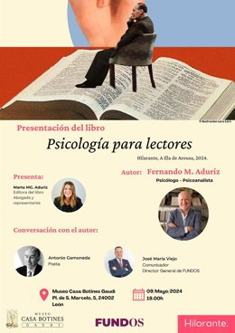 Cartel de la presentación de este jueves