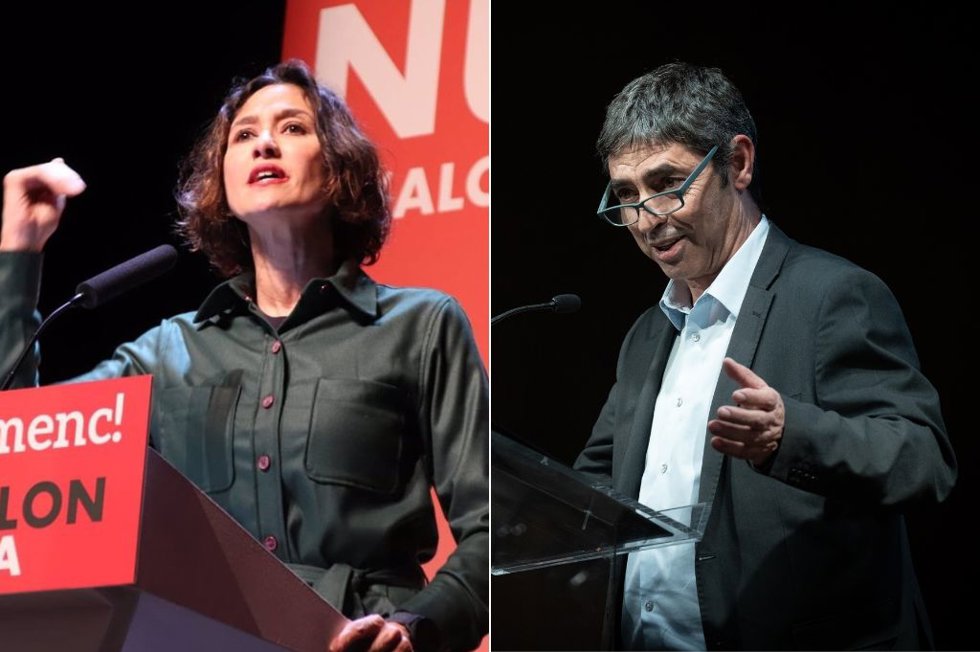 Nuria Parlon y Josep Lluís Trapero