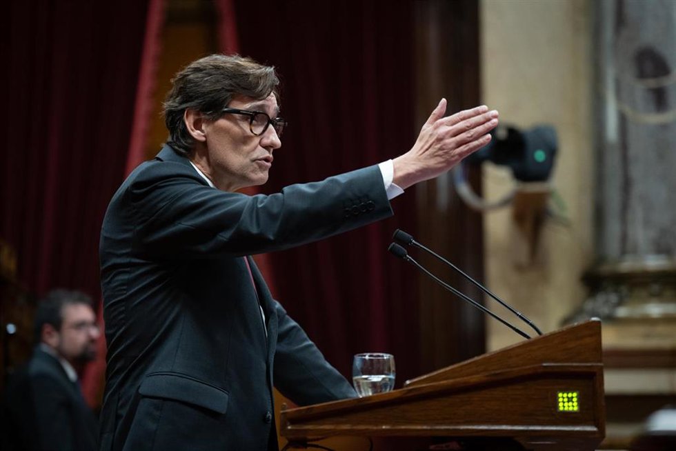 Archivo - El primer secretario y candidato del PSC a las catalanas, Salvador Illa