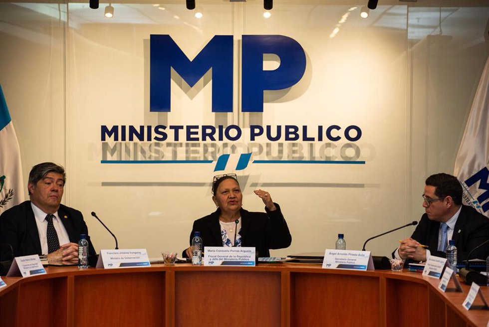 Archivo - Imagen de archivo de la fiscal general, Consuelo Porras
