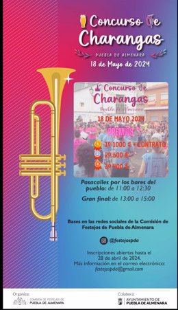 Puebla de Almenara celebrará el 18 de mayo su primer Concurso de Charangas.