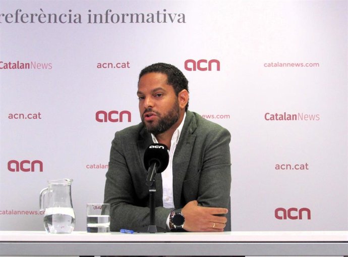 El candidato de Vox a las elecciones catalanas, Ignacio Garriga