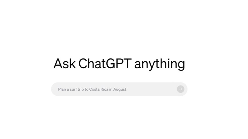 Barra para preguntar a ChatGPT