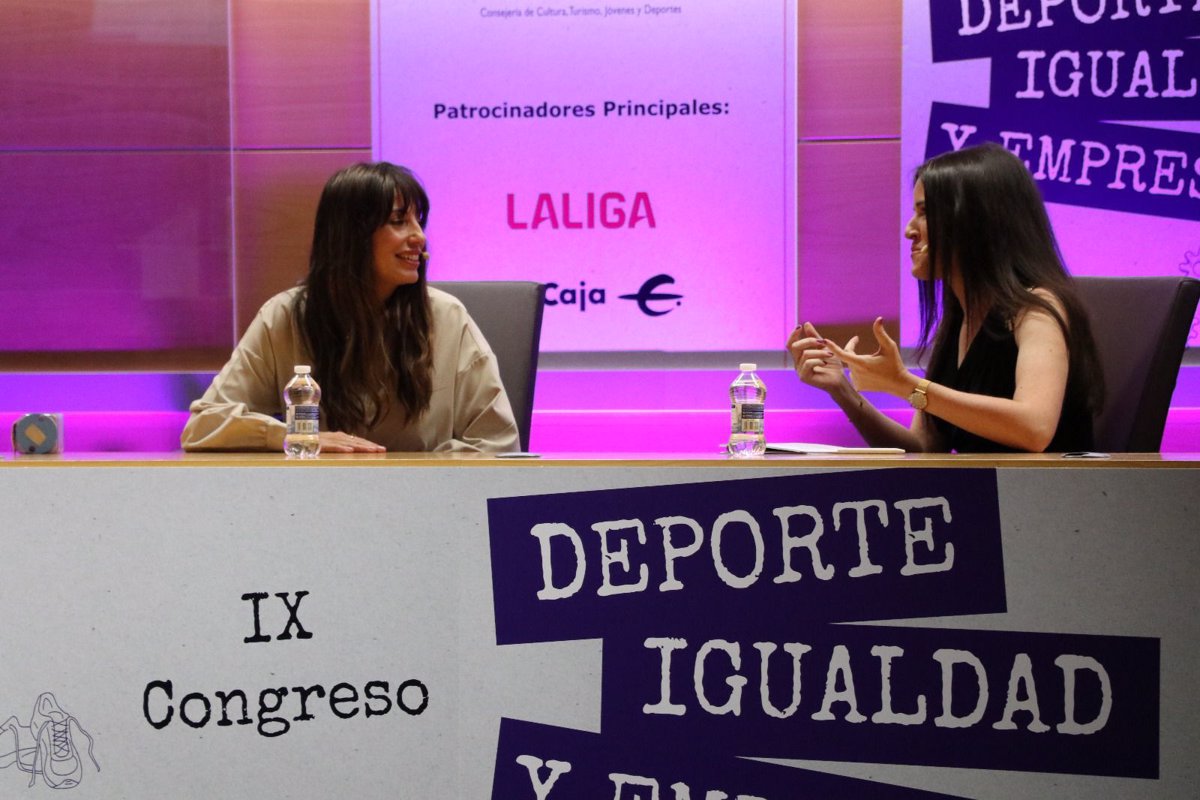 La exgimnasta Almudena Cid expone su experiencia en el IX Congreso Deporte, Igualdad y Empresa en Cáceres