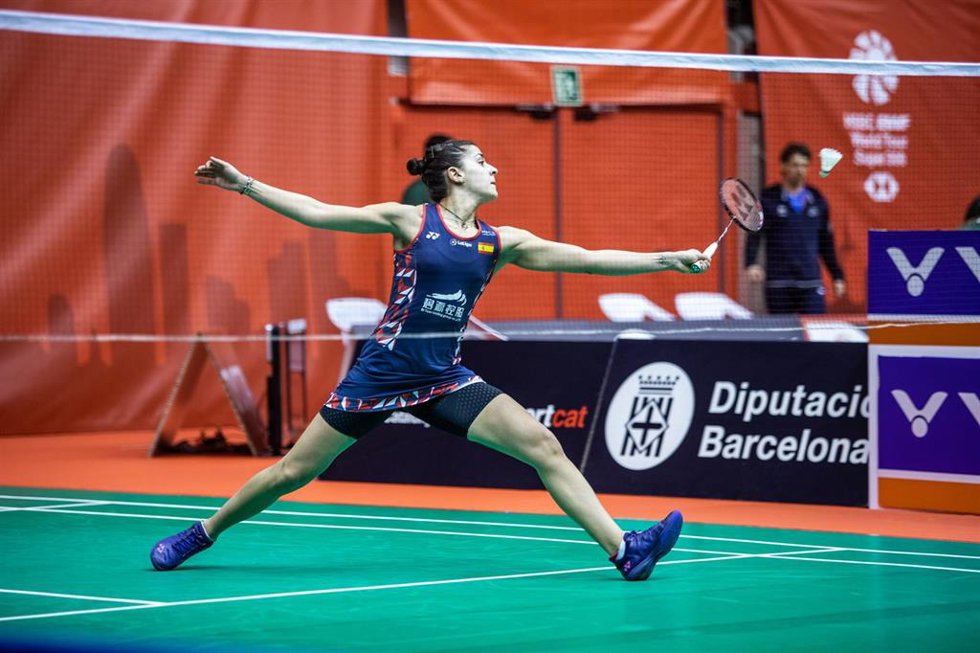 Archivo - La jugadora onubense de bádminton Carolina Marín.