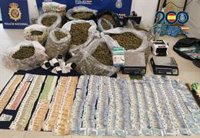 Intervenidos en Sanlúcar (Cádiz) 58 kilos de cogollos de marihuana que iban a distribuirse en el norte de Europa