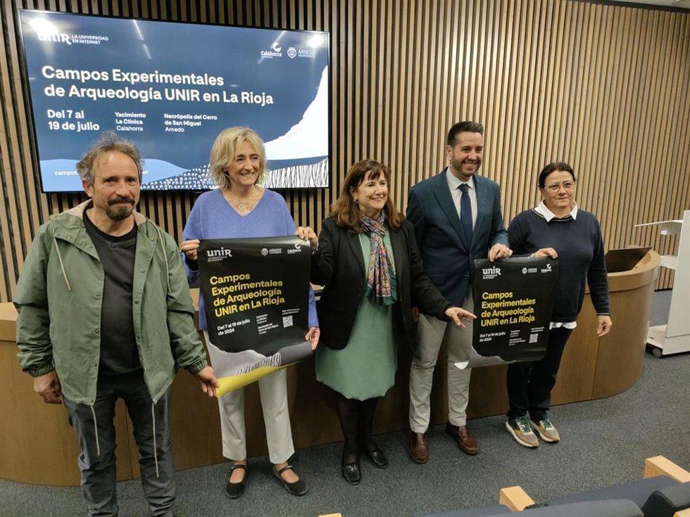 Presentación de los campos experimentales de arqueología de UNIR en Calahorra y Arnedo