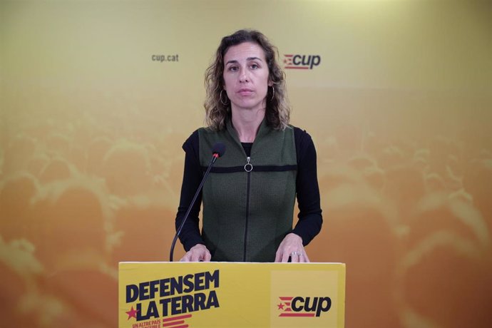 La candidata de la CUP a las elecciones catalanas, Laia Estrada, en una imagen de archivo