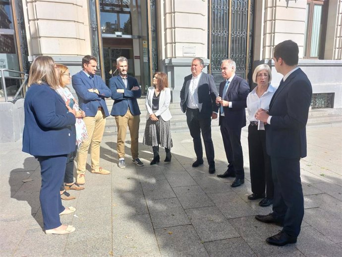 Diputados del PP en la Diputación Provincial de Zaragoza (DPZ).