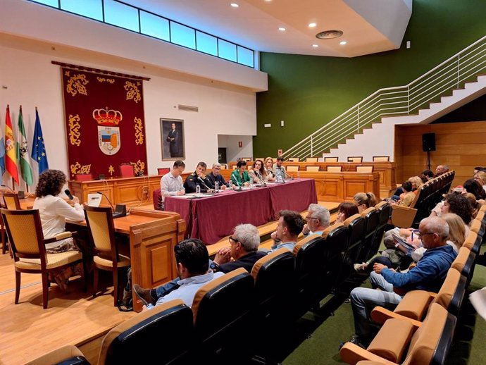 La Mesa de Trabajo y Coordinación Municipal Interinstitucional y Social contra la Violencia de Género se ha celebrado en el Salón de Plenos del Ayuntamiento.