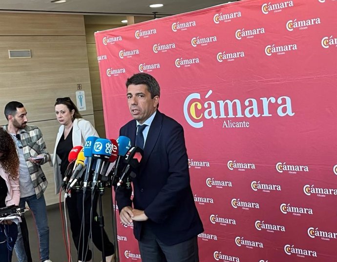 El president de la Generalitat, Carlos Mazón