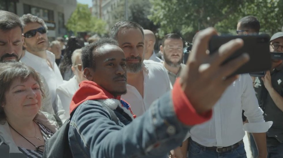 El presidente de Vox, Santiago Abascal