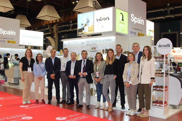 Cinco empresas almerienses participan en el Salón Internacional de la Alimentación Cibus de Parma.