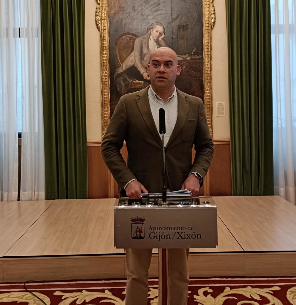 El portavoz de la Junta de Gobierno del Ayuntamiento de Gijón, Jesús Martínez Salvador (Foro).