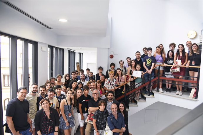 Archivo - Clausura y entrega de premios del Encuentro Audiovisual de Jóvenes en el edificio Rialto