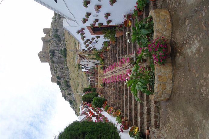 La escalera del castillo de Belmez, primer premio en la categoría de Rincón Típico.