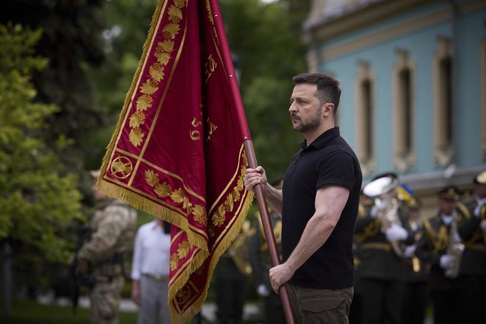 El presidente de Ucrania, Volodimir Zelenski.