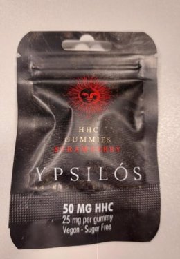 'HHC Gummies Strawberry', De La Marca Ypsilós, Procedente De Malta.