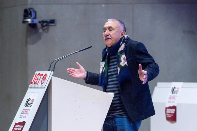El secretario general de UGT, Pepe Álvarez. 