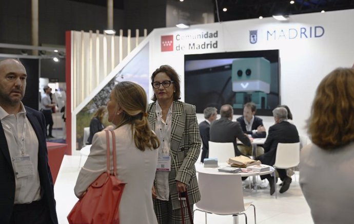 Estand de la Comunitat de Madrid en una edició anterior del congrés The District