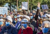 CCOO y UGT se desmarcan de la concentración por las infraestructuras en Huelva al "ser un 99% por el AVE y no por todas"