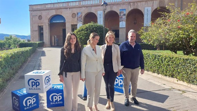 La presidenta del Govern, Marga Prohens, en la presentación de la candidatos del PP balear a la elecciones europeas.
