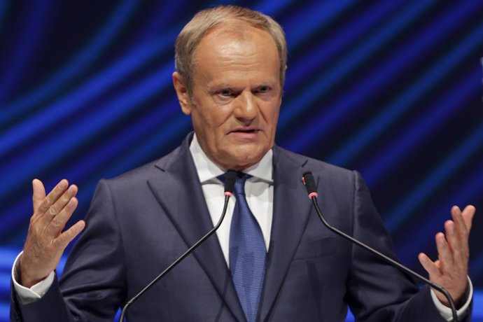 May 7, 2024, Katowice, Poland: Donald Tusk of Poland (Polish Prime Minister) seen during XVI European Economic Congress at the International Congress Center in Katowice