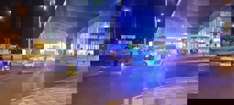 Lugar en el que ha fallecido el motorista arrollad