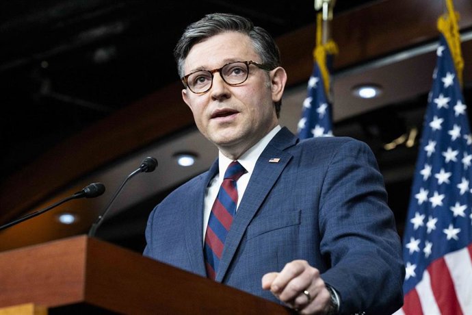 El presidente de la Cámara de Representantes de EEUU, el republicano Mike Johnson